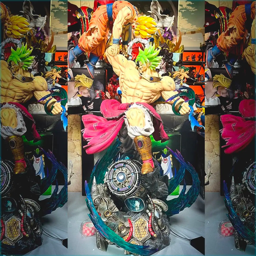 Dragon Ball Z Broly vs Goku Figurine – 28cm / 20cm Figurine