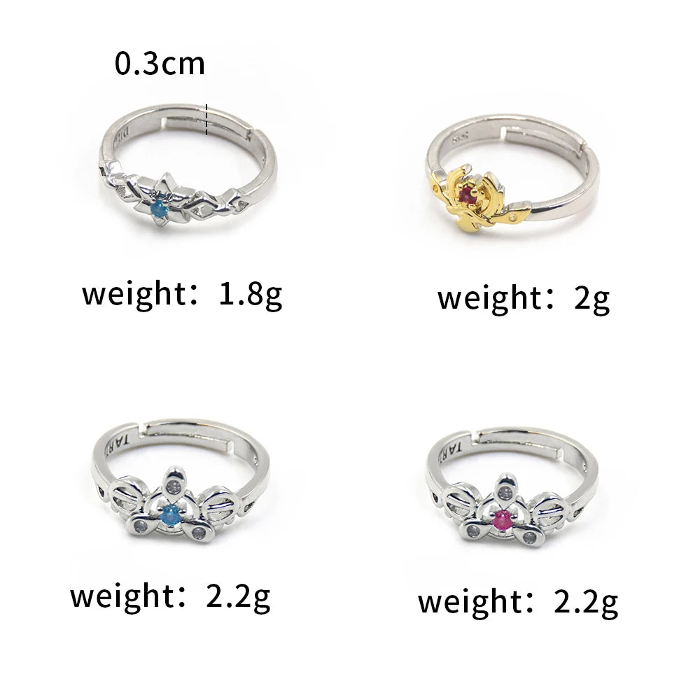 Genshin Impact Character Rings – Anime Jewelry Collection