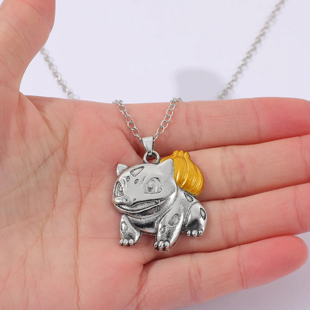 Pokemon Character Pendant Necklace – Charmander, Bulbasaur or Gengar – 60cm Chain