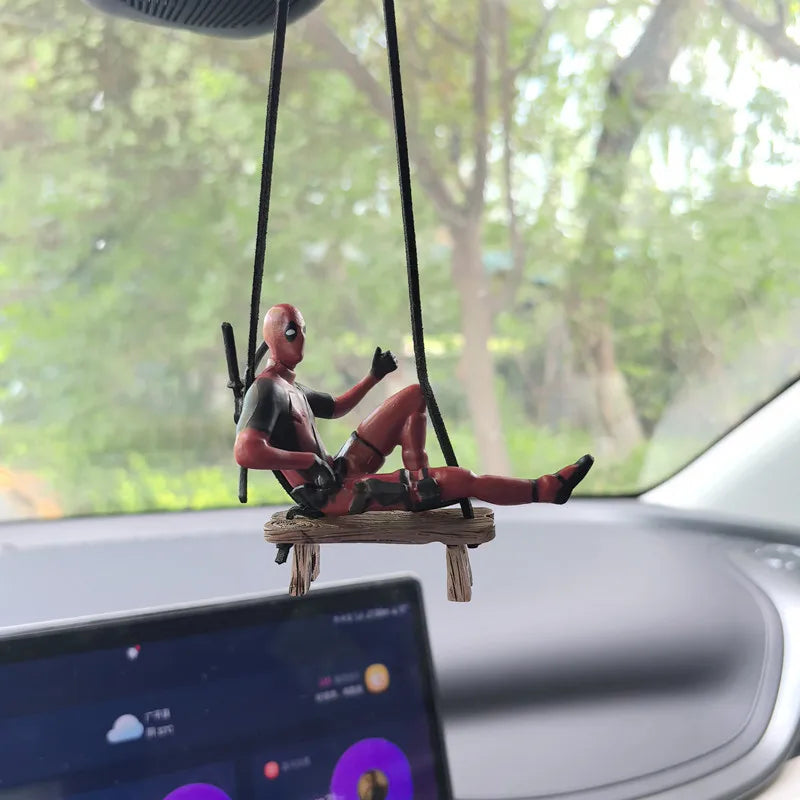 Deadpool Car Hanging Ornament Collection – Funny Dashboard Decorations (8 Variants)