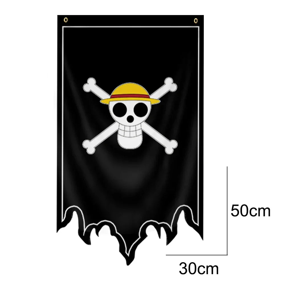 One Piece Pirate Crew Jolly Roger Wall Flag – 30x50cm