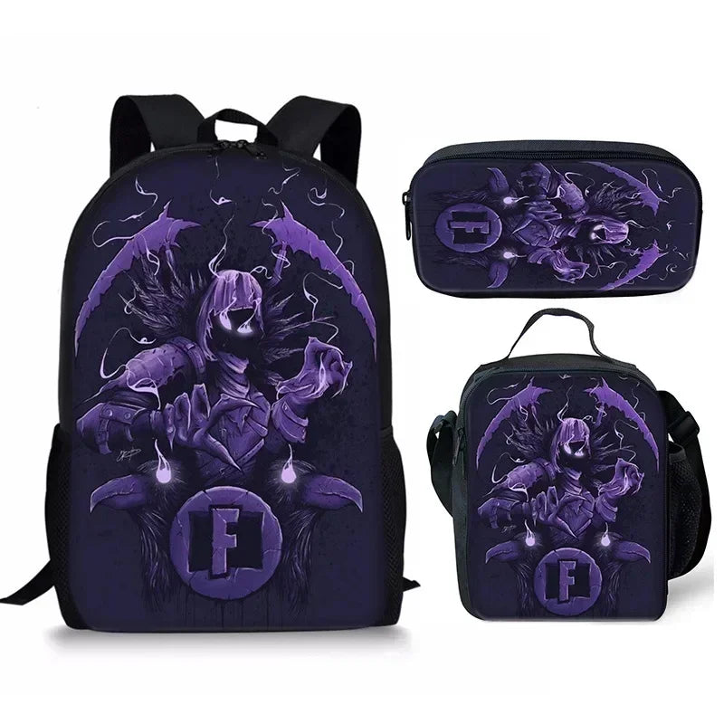 Fortnite 3-Piece Backpack Set – Multiple Styles