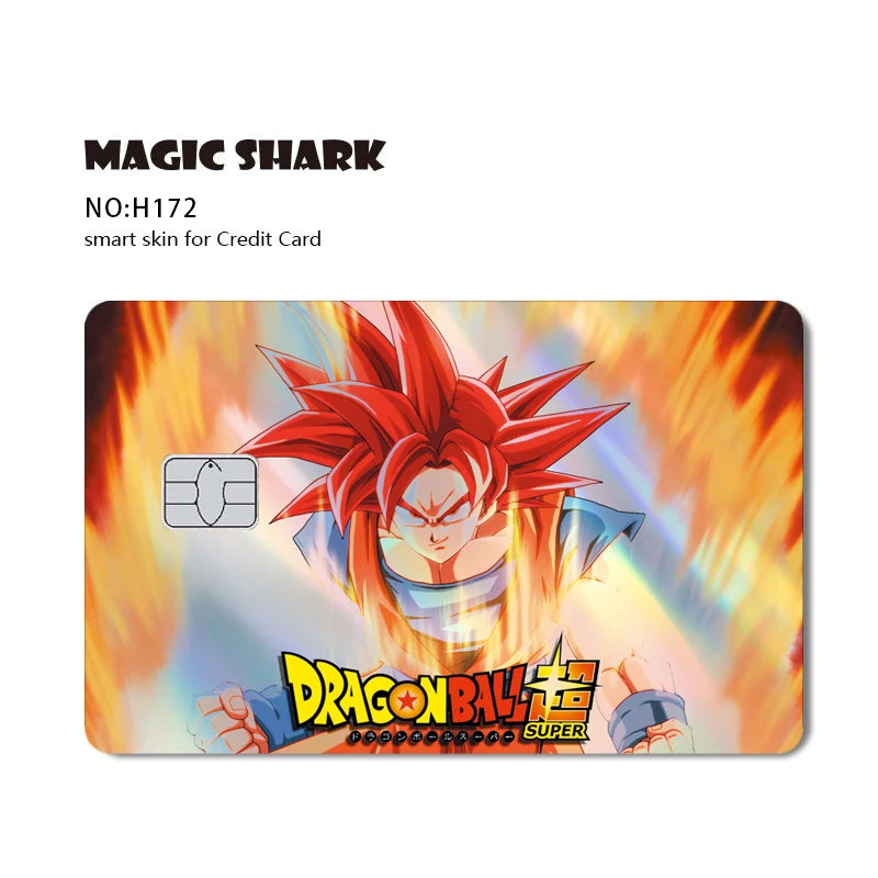 Dragon Ball Z EMV Card Stickers – Anime Card Skins for All Chip Sizes