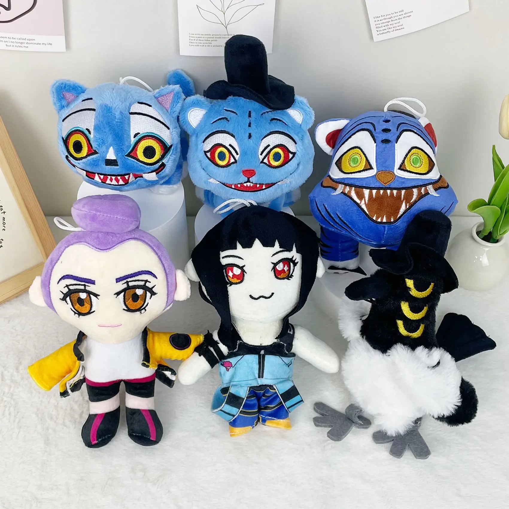 K-Pop Demon Hunters Plush Collection – Multiple Characters & Sizes