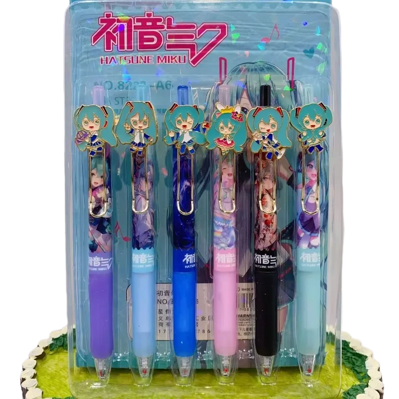 Hatsune Miku Gel Pen Set (6 pens)