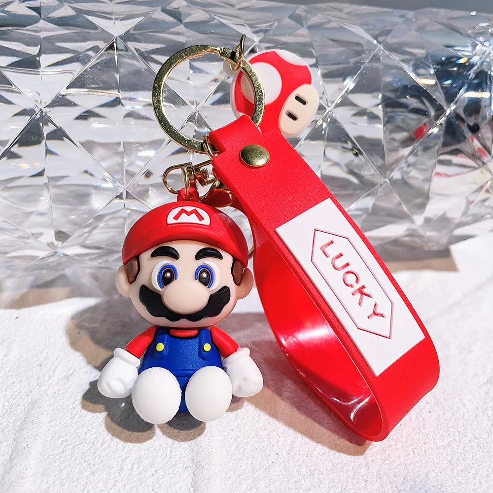 uper Mario Character Keychain – Mario, Luigi, Yoshi & More