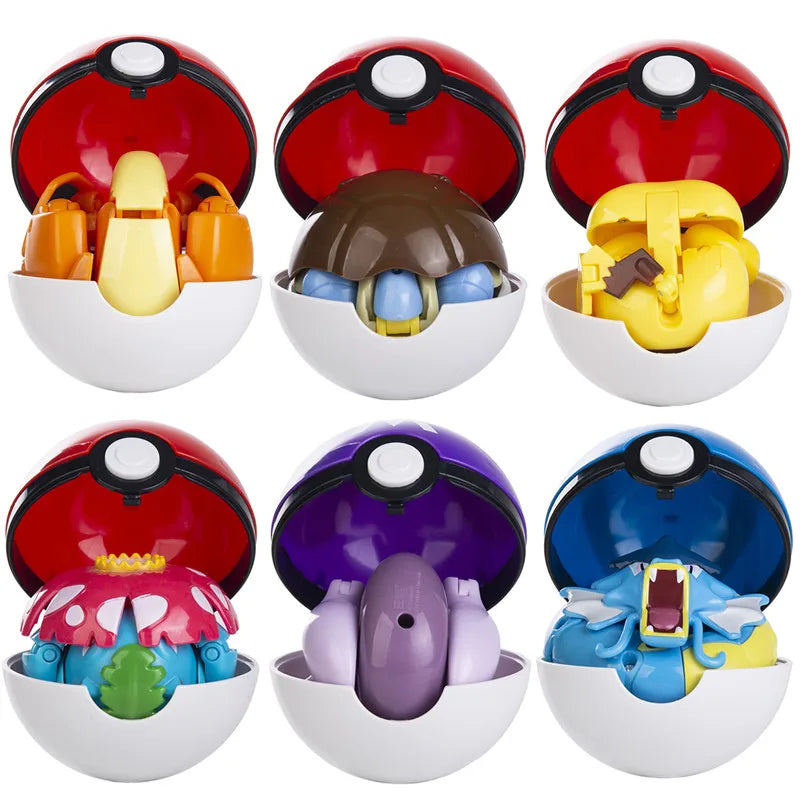Pokémon Retractable Ball Figure – Assorted Characters