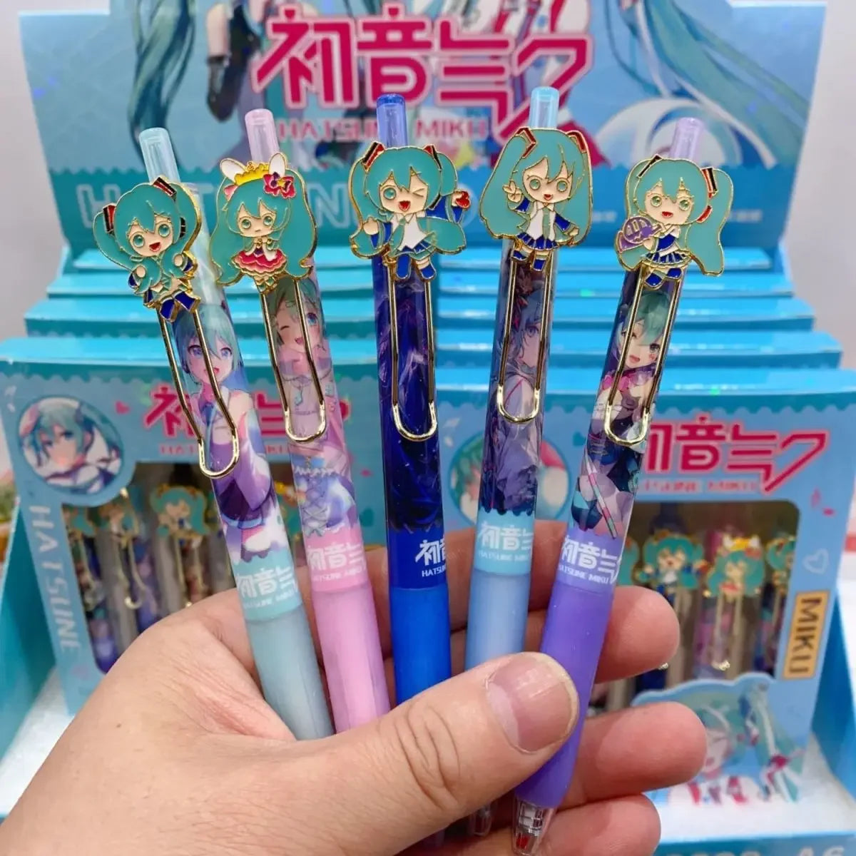 Hatsune Miku Gel Pen Set (6 pens)