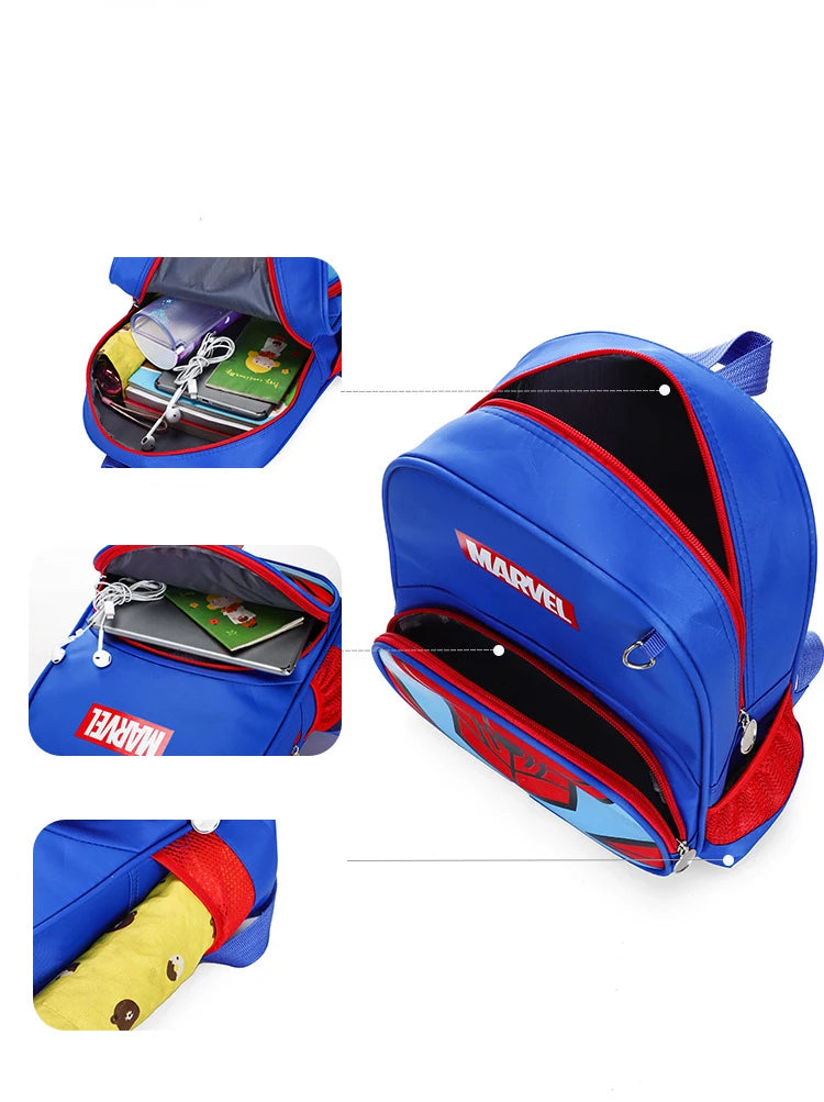 Marvel Kids Backpack Collection – Spiderman, Iron Man & Captain America