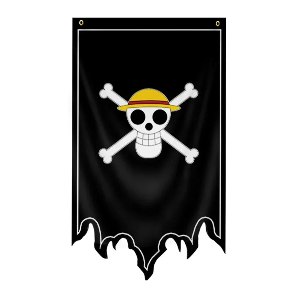 One Piece Pirate Crew Jolly Roger Wall Flag – 30x50cm