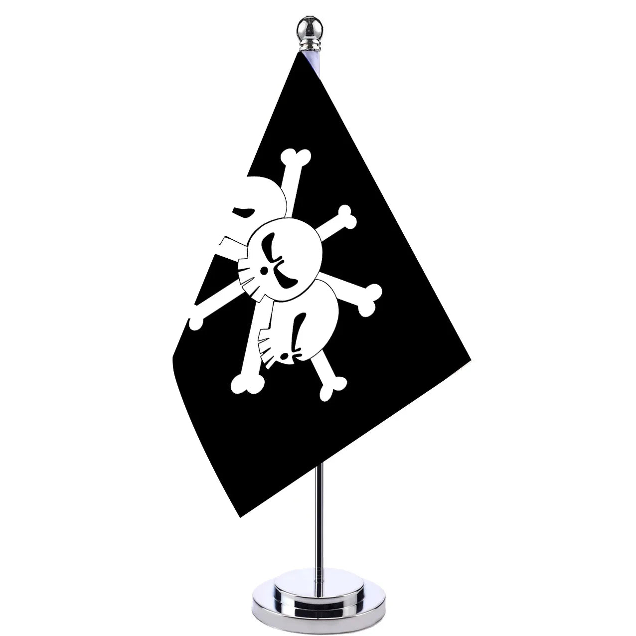 Miniso Anime One Piece Straw Hat Luffy Flag Ace Table Flag Anime Peripheral Desktop Decoration