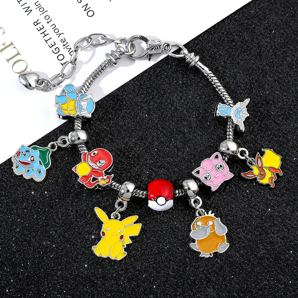 Pokémon Charm Bracelet – Poké Ball & Character Dangle Charms