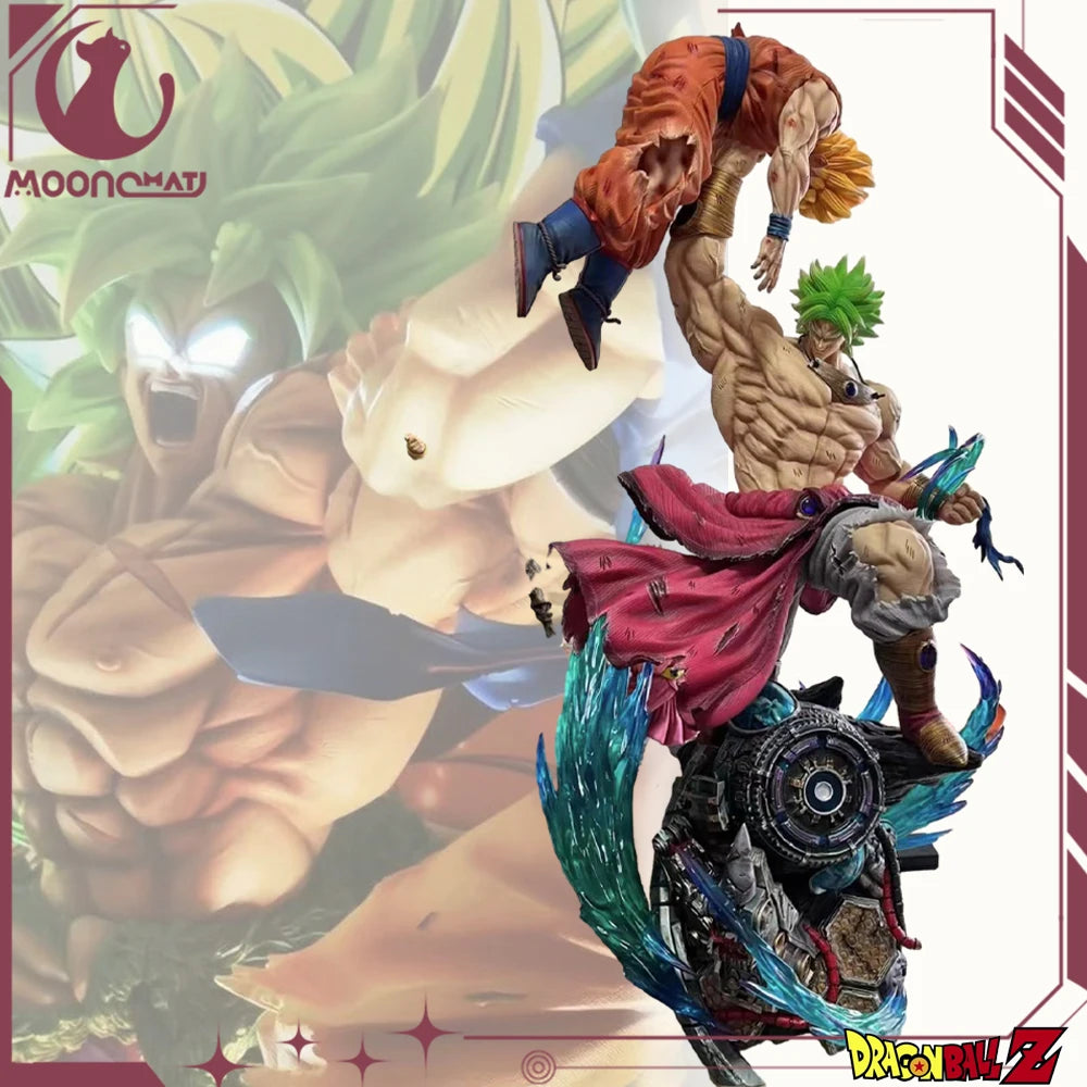 Dragon Ball Z Broly vs Goku Figurine – 28cm / 20cm Figurine