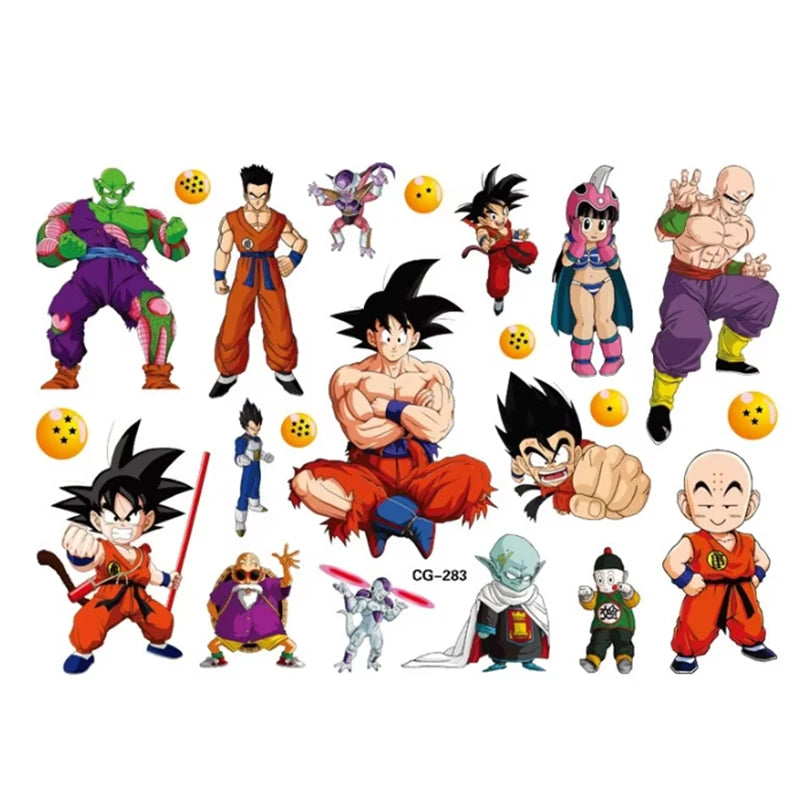 Dragon Ball Z - Tattoo Stickers