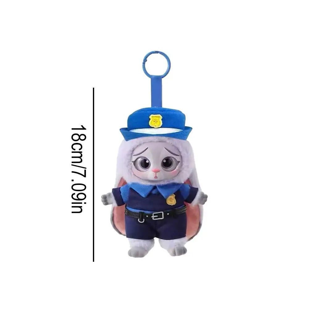 Zootopia Plush Character Keychains – Mini Plush Bag Charms