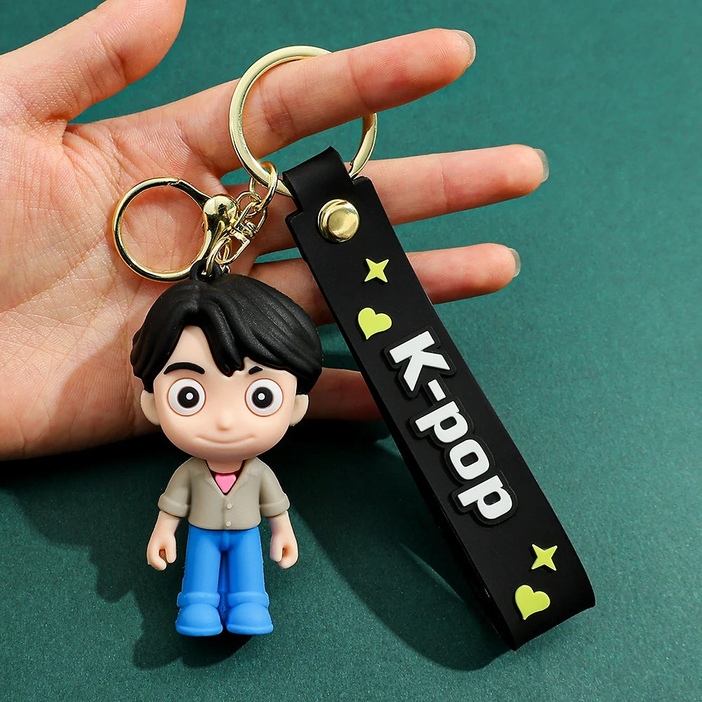 K-POP Demon Hunters Keychain – Anime-Inspired Collectible Charm