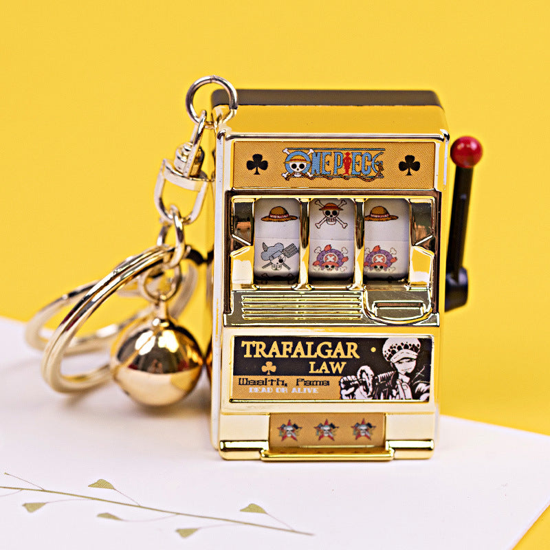 One Piece Mini Slot Machine Keychain