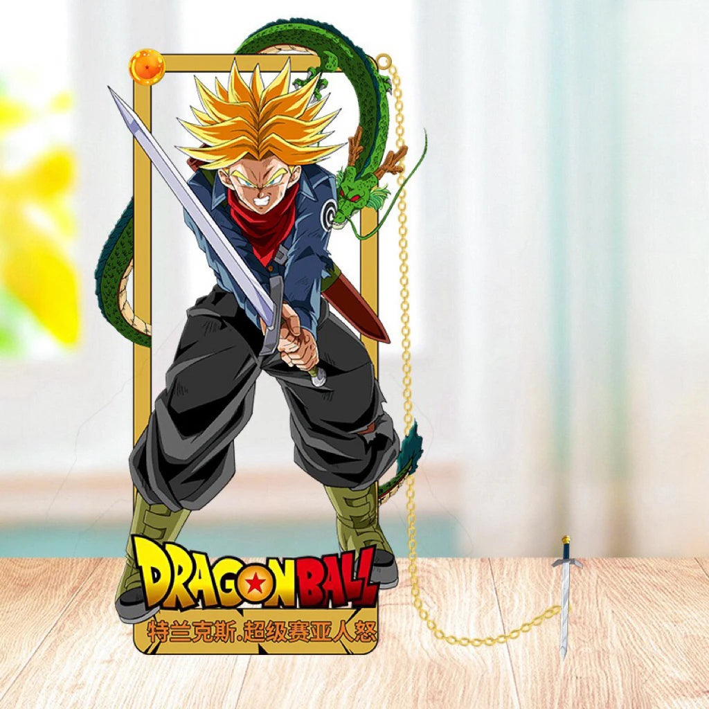Dragon Ball Z 3D Metal Bookmarks – Anime Character Collection