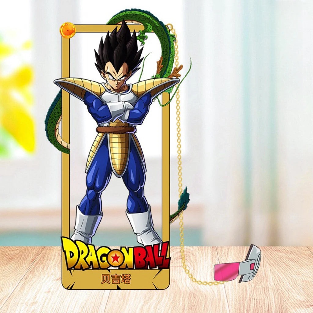 Dragon Ball Z 3D Metal Bookmarks – Anime Character Collection