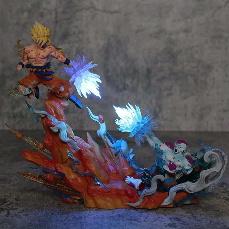 Super Saiyan Goku vs Frieza LED Battle Diorama Figure – 25cm