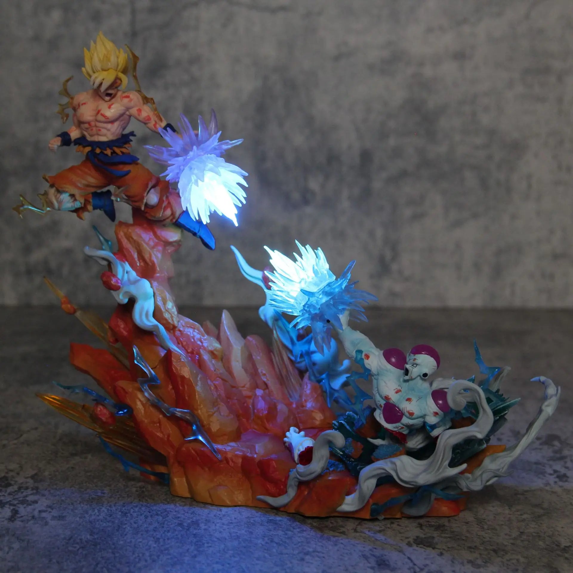 Super Saiyan Goku vs Frieza LED Battle Diorama Figure – 25cm