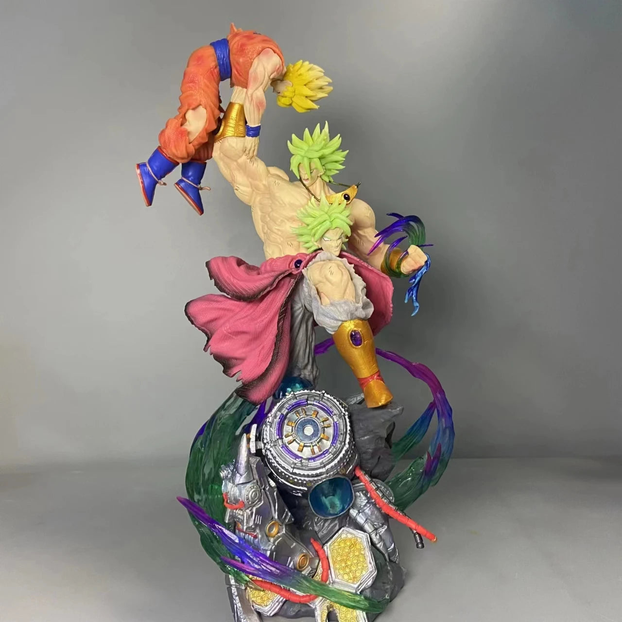 Dragon Ball Z Broly vs Goku Figurine – 28cm / 20cm Figurine
