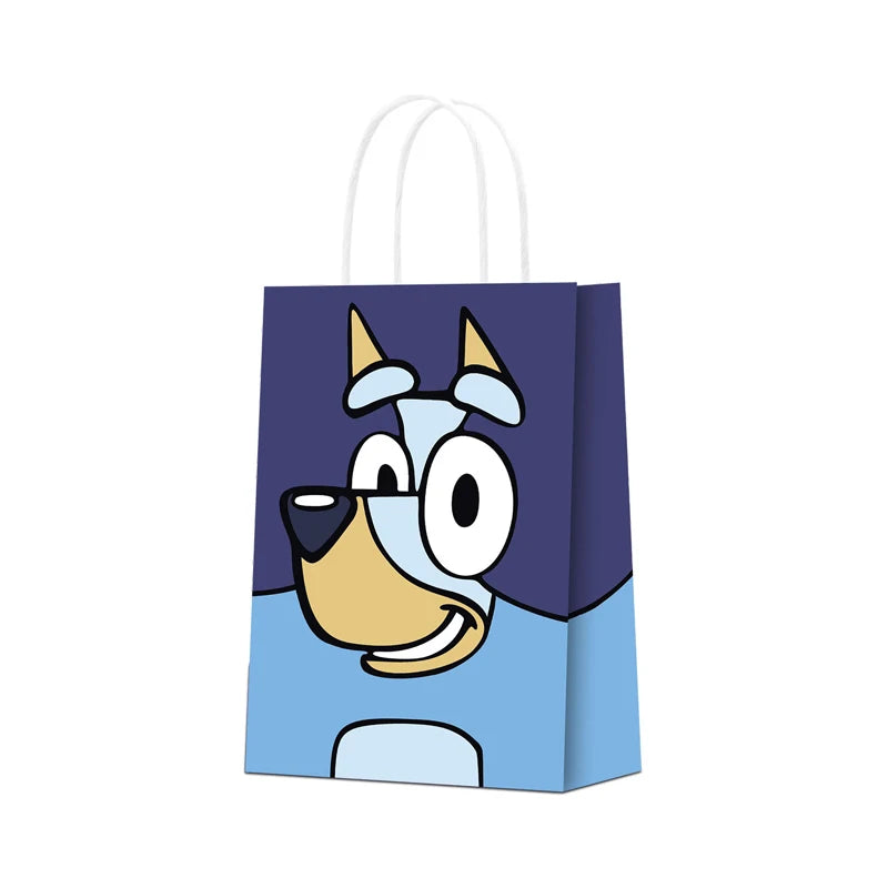 Bluey & Bingo Party Gift Bags – 4, 8, or 12 PCS Kids Loot Bags
