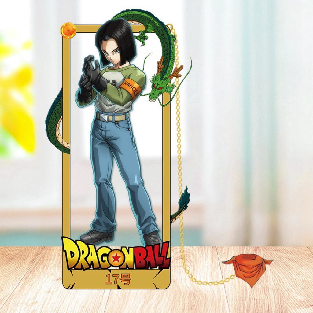 Dragon Ball Z 3D Metal Bookmarks – Anime Character Collection