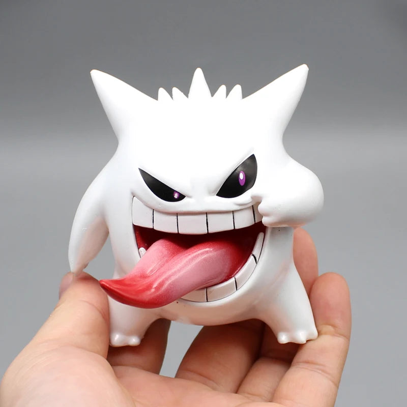 Pokemon Gengar 9cm Collectible Figurine – White & Purple Variants