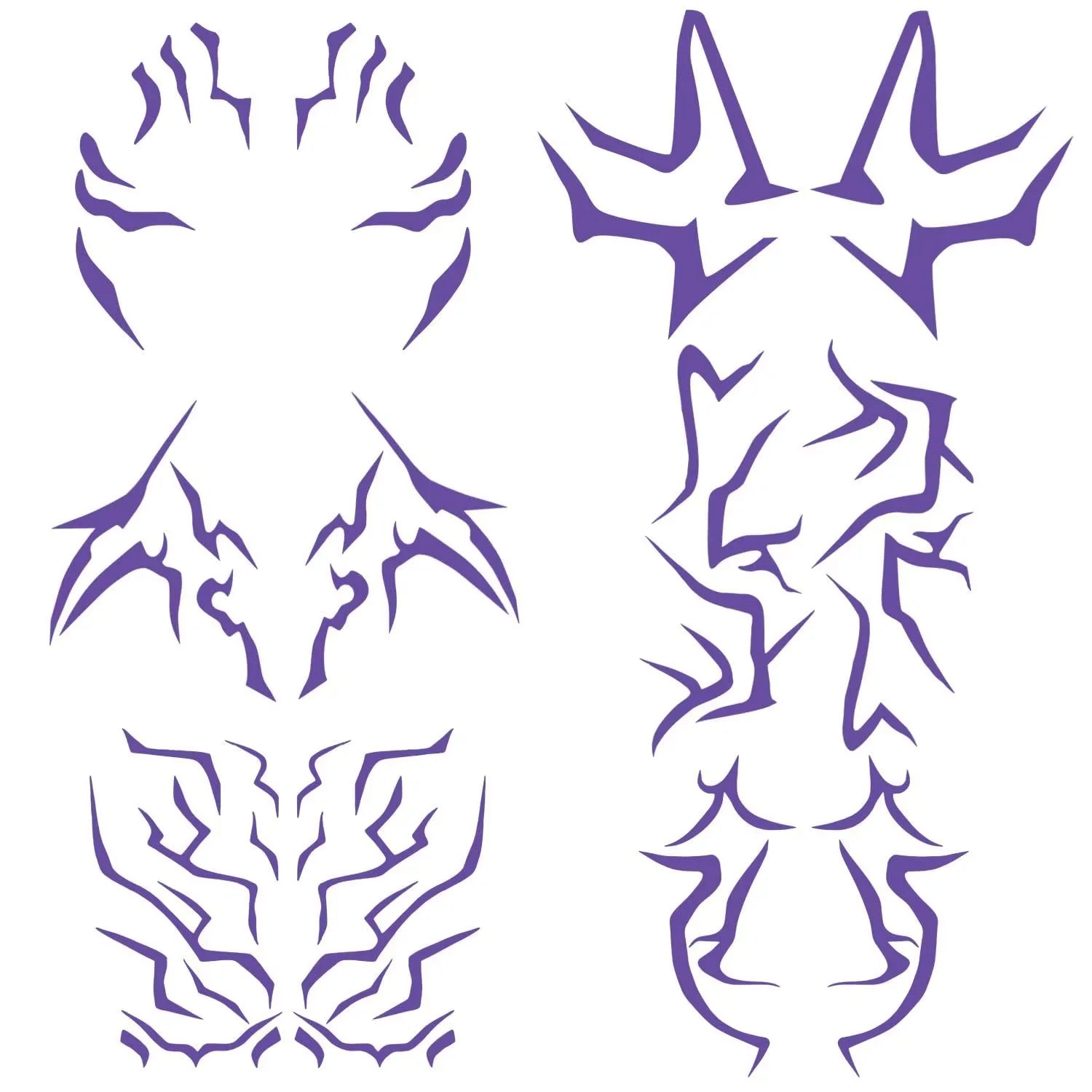 UV Glow Temporary Tattoos – Cut, Apply & Glow