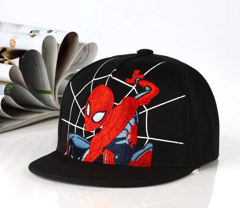 Spider-Hero Kids Snapback Cap – Adjustable Cartoon Hat