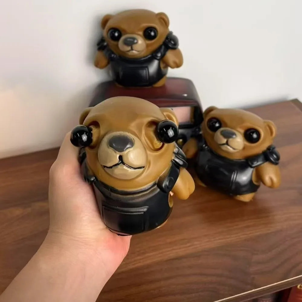 Tactical Bear Figure – 13cm x 11cm – Silent & Voiced Versions