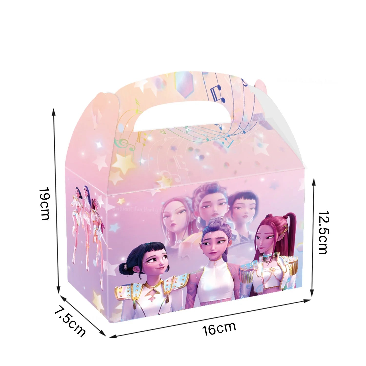 K-Pop Demon Hunters Party Favor Boxes – 12 Pack Treat Gift Boxes