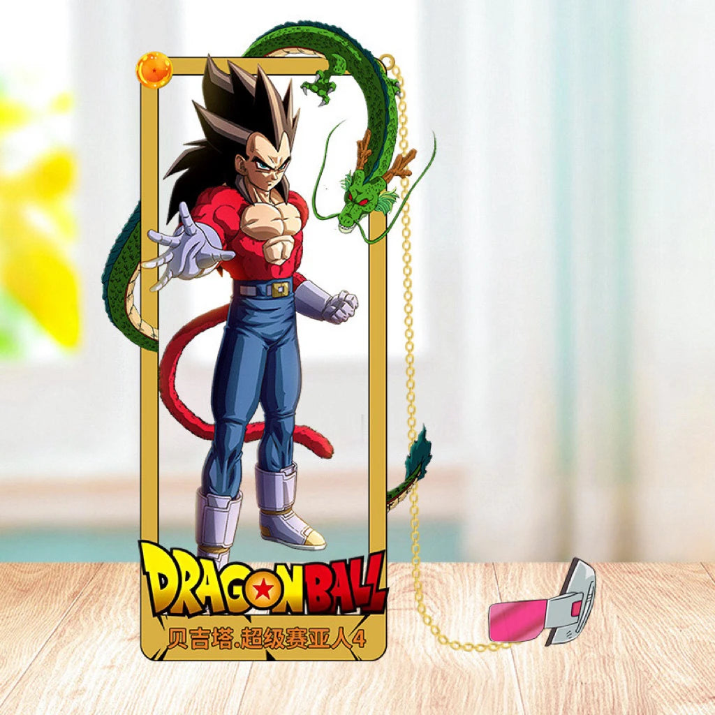 Dragon Ball Z 3D Metal Bookmarks – Anime Character Collection