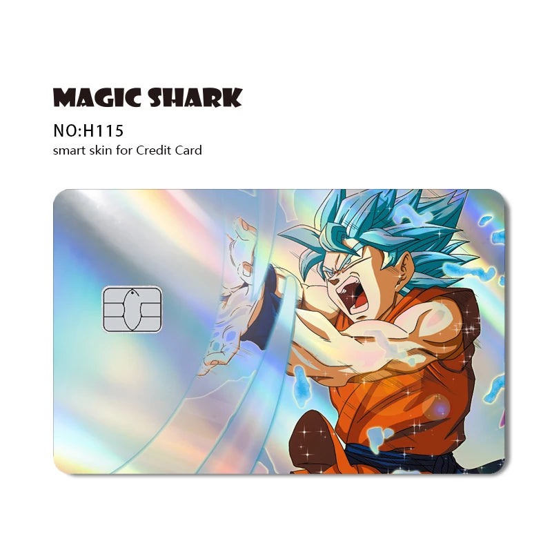 Dragon Ball Z EMV Card Stickers – Anime Card Skins for All Chip Sizes