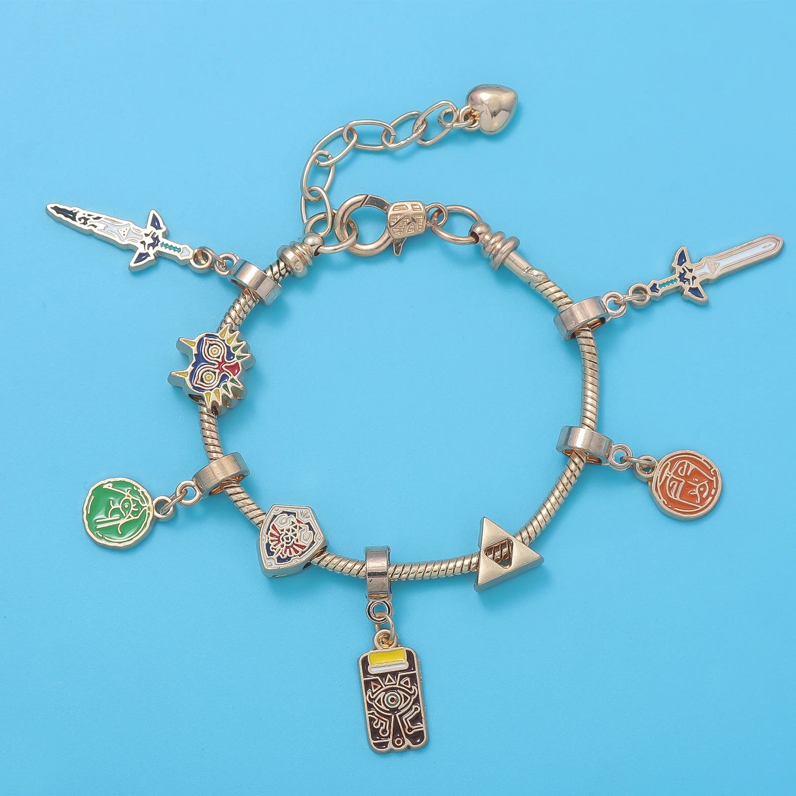 Zelda Tears of the Kingdom Charm Bracelet – 17cm