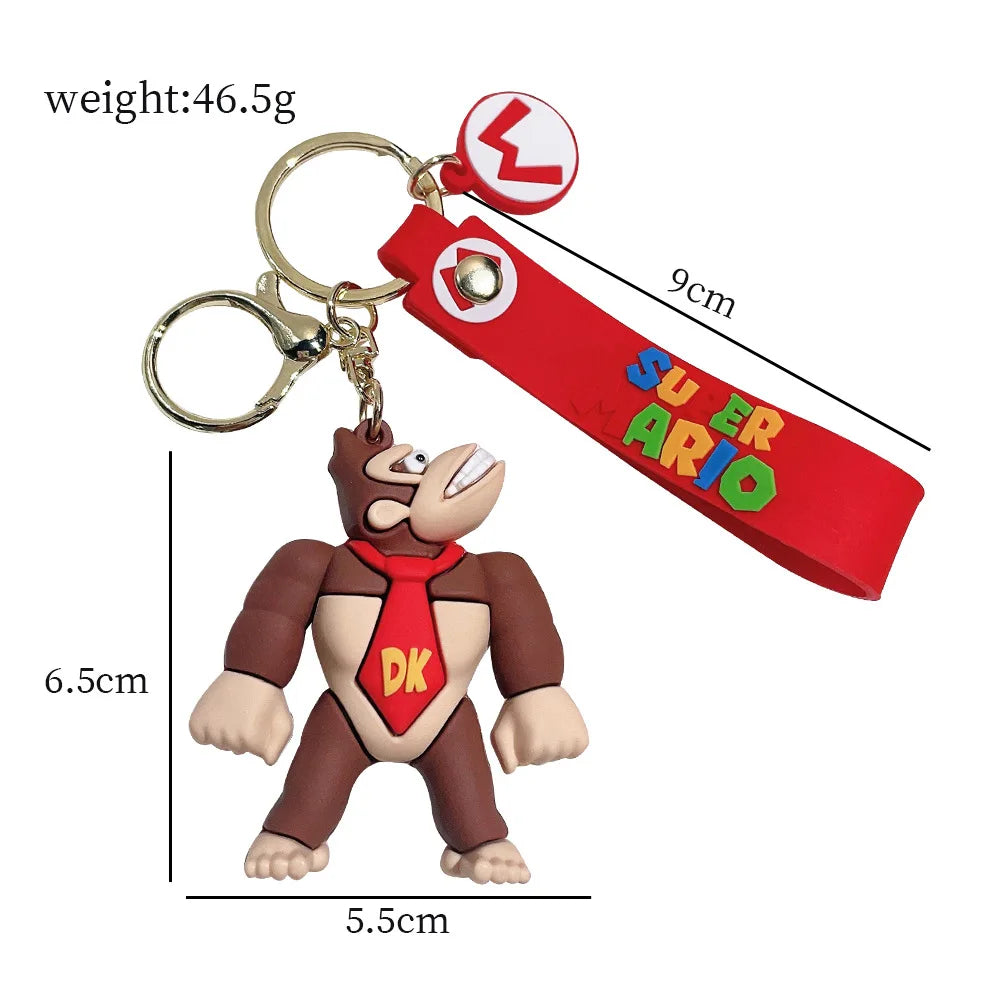 uper Mario Character Keychain – Mario, Luigi, Yoshi & More