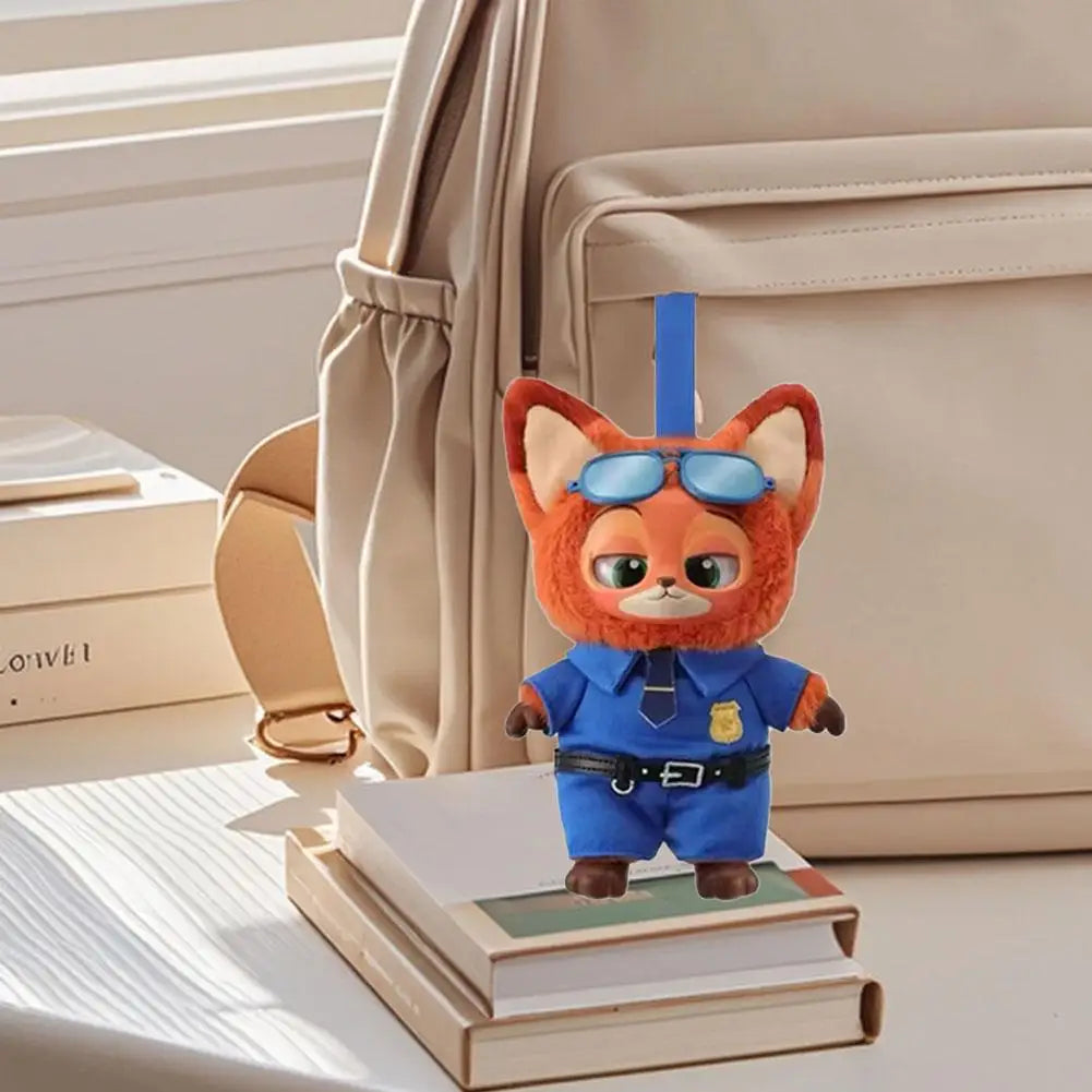 Zootopia Plush Character Keychains – Mini Plush Bag Charms