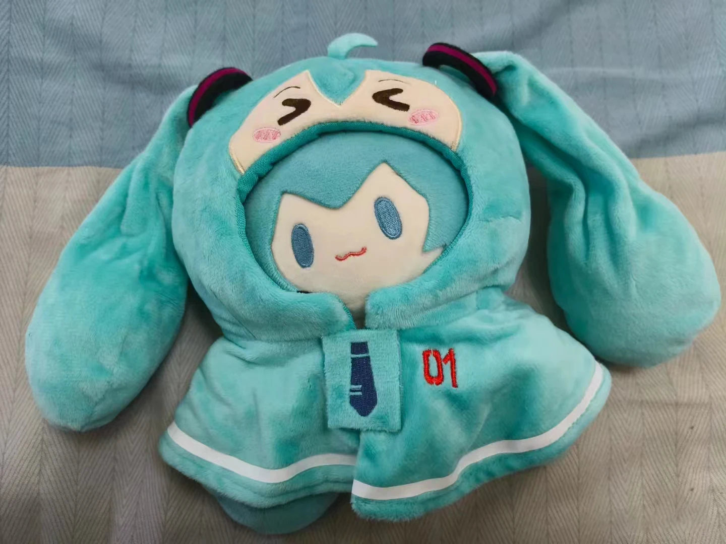 Vocaloid Hatsune Miku 20cm Cotton Doll Outfit Hoodie Set