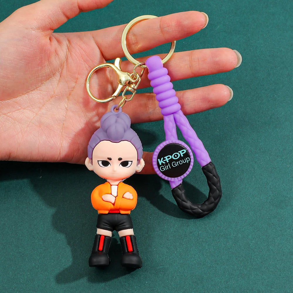 K-POP Demon Hunters Keychain – Anime-Inspired Collectible Charm