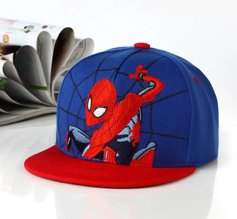 Spider-Hero Kids Snapback Cap – Adjustable Cartoon Hat