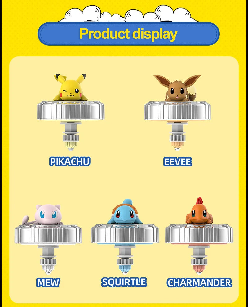 Pokémon Pokéball Gyro Battle Spinning Top Toy Set