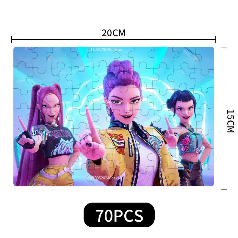 K-Pop Demon Hunters 70-Piece Mini Puzzle (Multiple Variants)