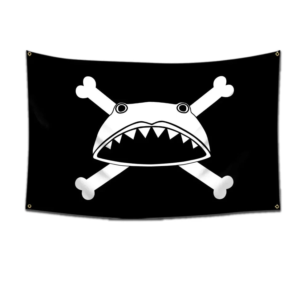 One Piece Pirate Flag Tapestry – 60x90cm Anime Wall Banner (Multiple Variants)