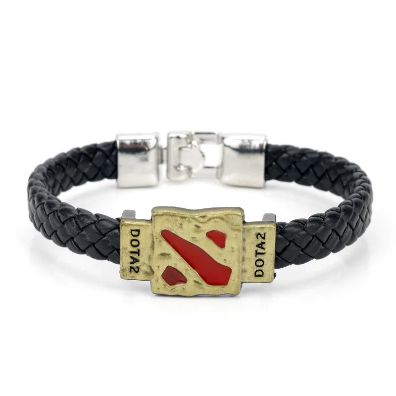 Dota 2 - Braided Leather Bracelet