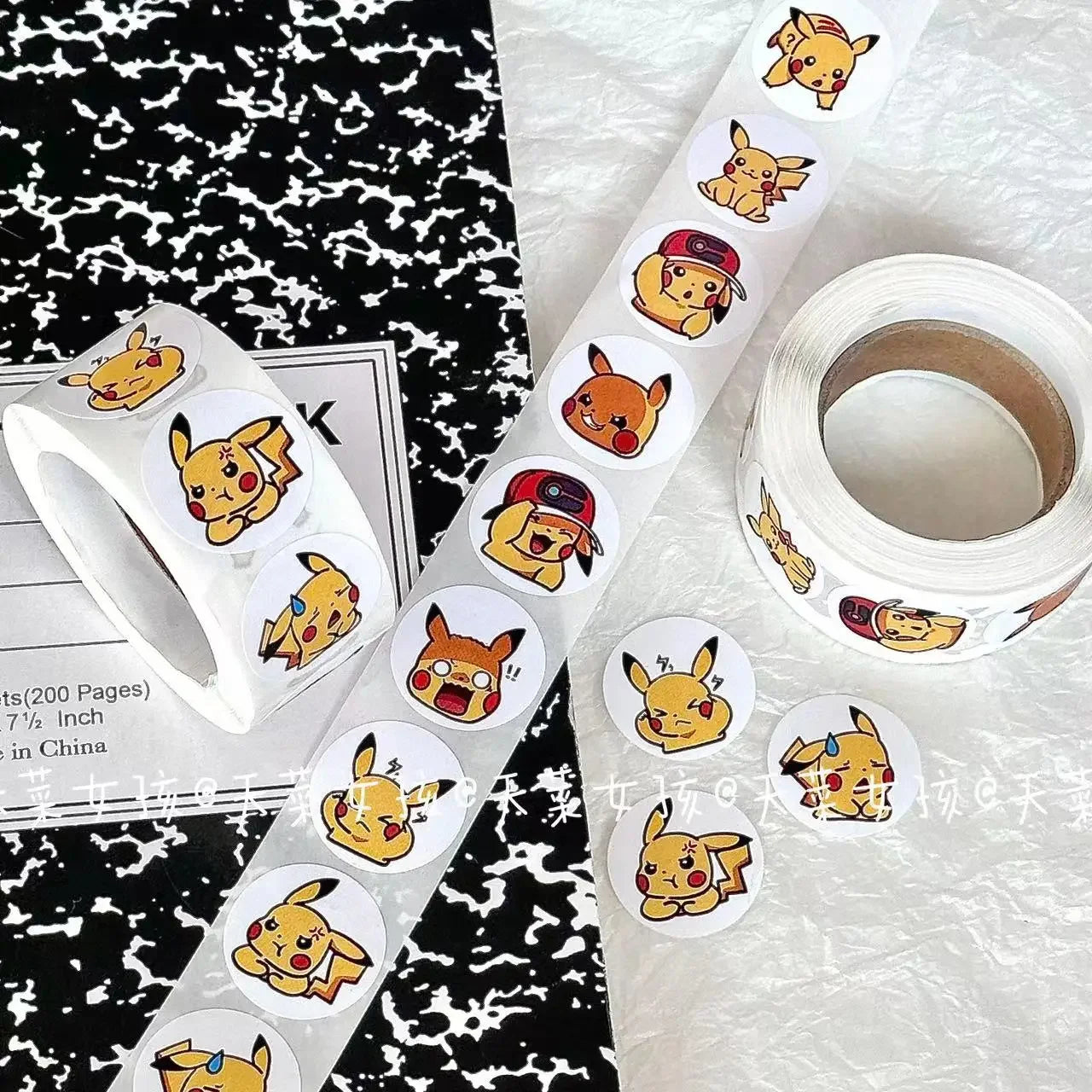 Pokemon - 500PCS Sticker Roll