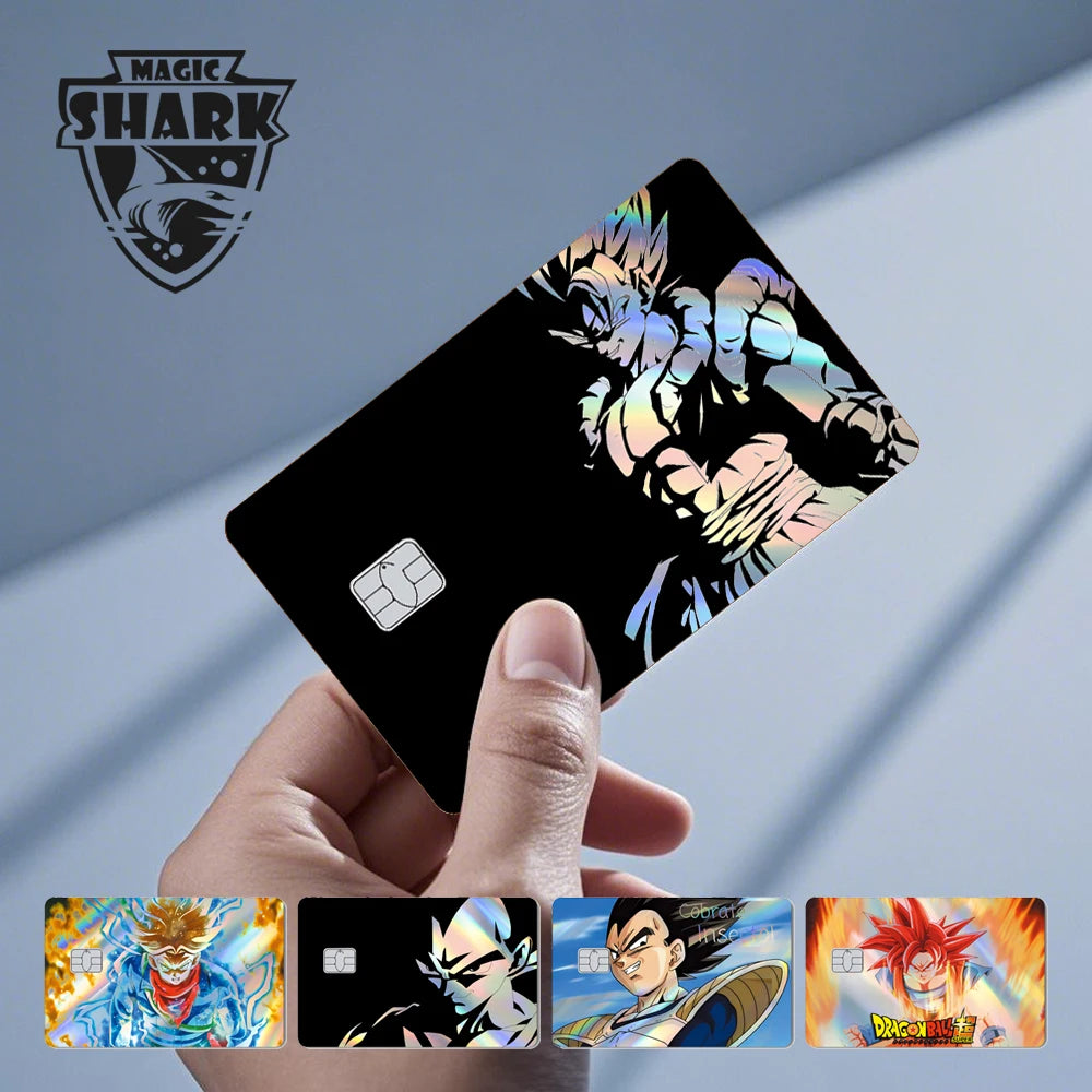 Dragon Ball Z EMV Card Stickers – Anime Card Skins for All Chip Sizes