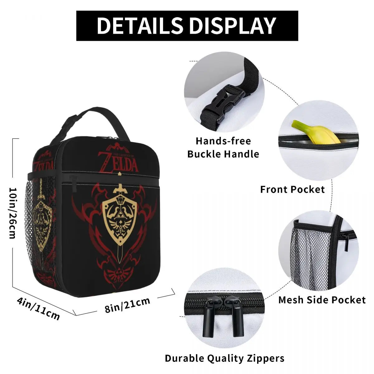 The Legend Of Zelda - Thermal Insulated Lunch Bag