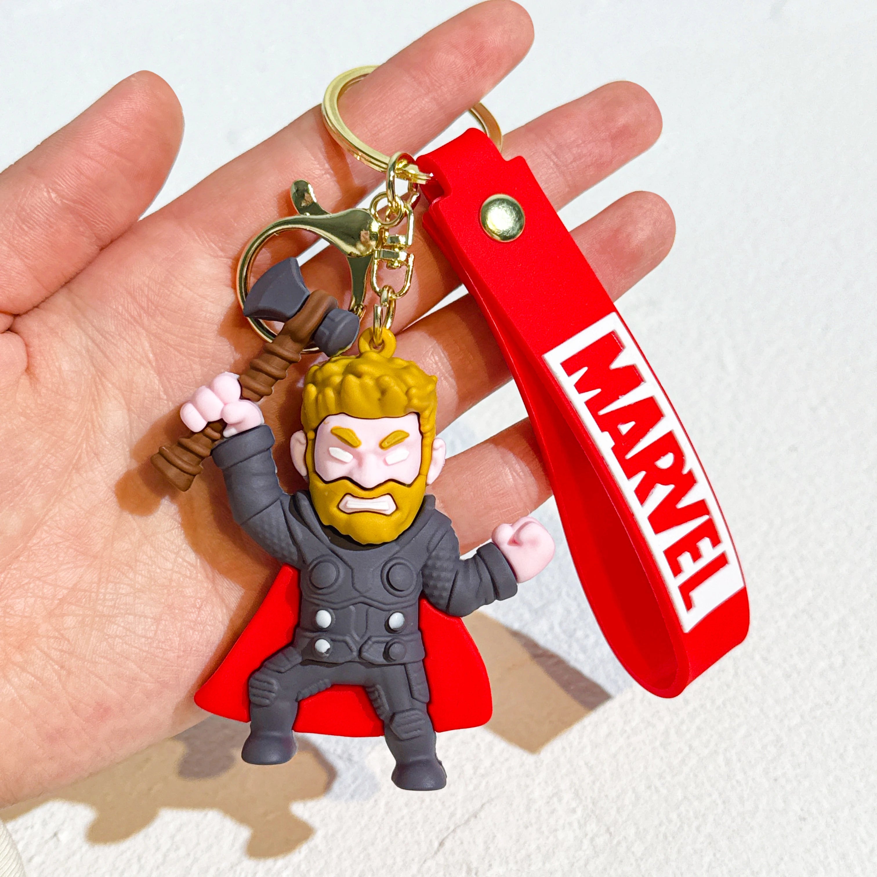 Marvel Avengers Superhero Keychain Collection – 6 Designs or Full Set