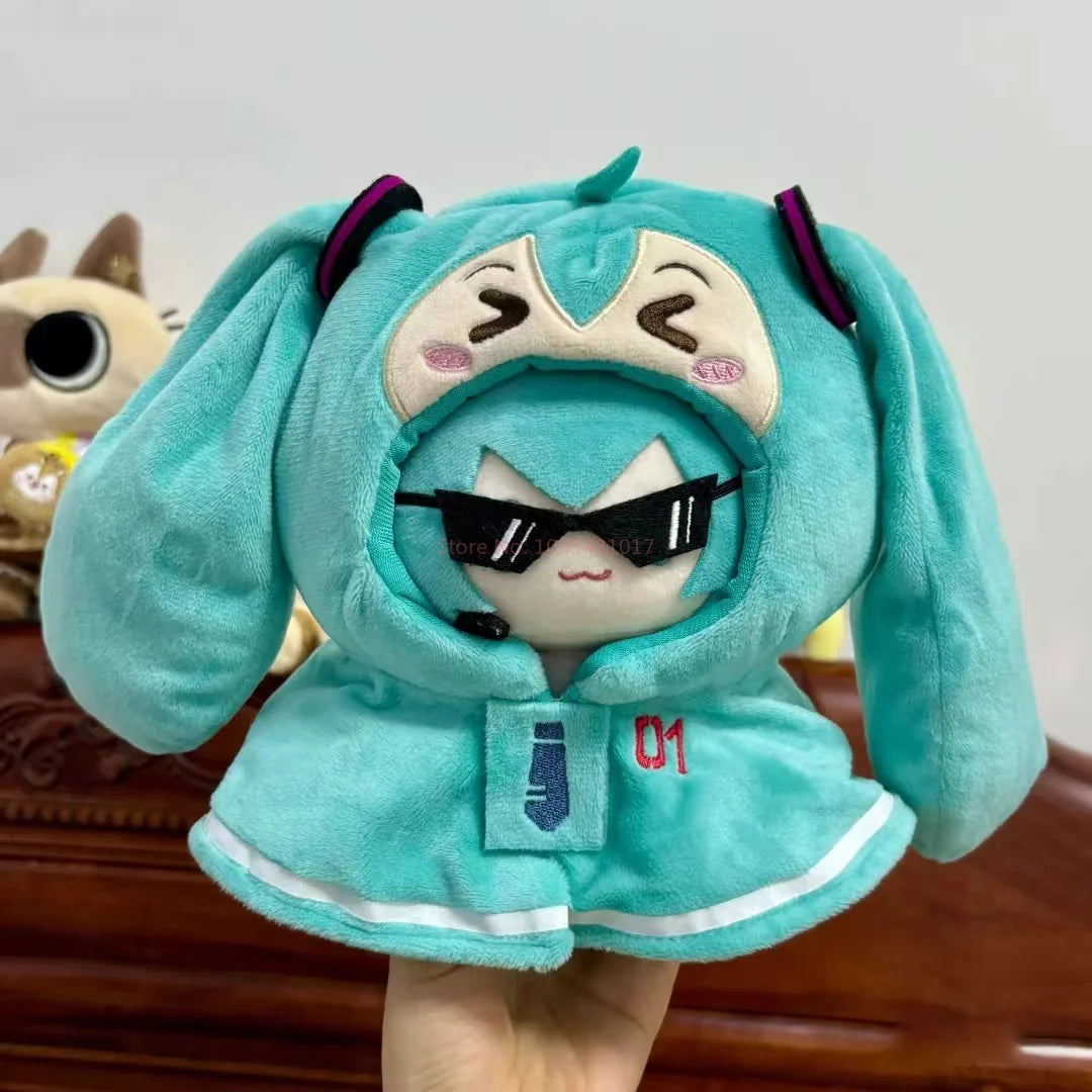 Vocaloid Hatsune Miku 20cm Cotton Doll Outfit Hoodie Set